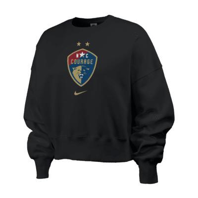 North Carolina Courage Phoenix Fleece Nike Womens NWSL Crew-Neck Sweatshirt | W33302751B-NCC Product Image