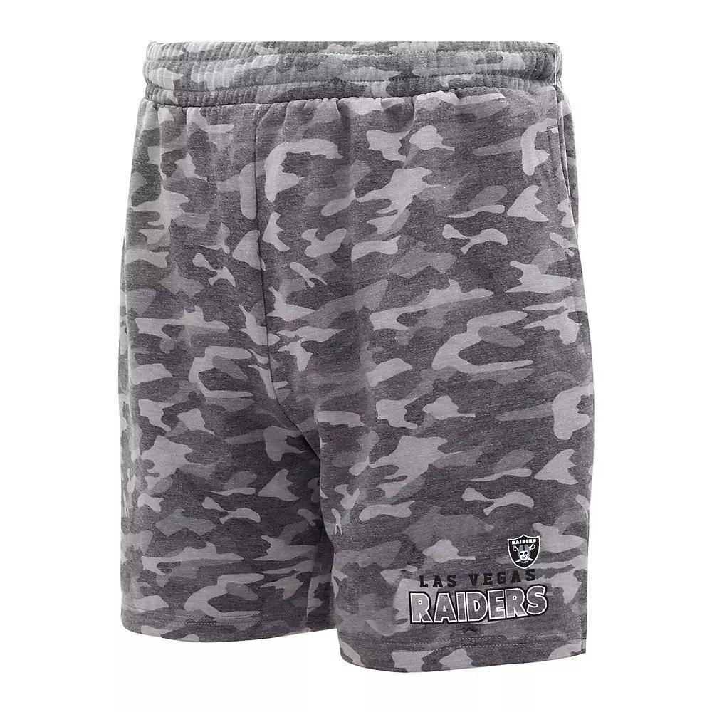 Men's Concepts Sport  Charcoal Chicago Bears Biscayne Camo Shorts, Size: 2XL Product Image