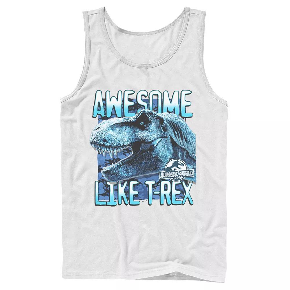 Men's Jurassic World Two Awesme Lke T-Rex Tank Top,  Product Image