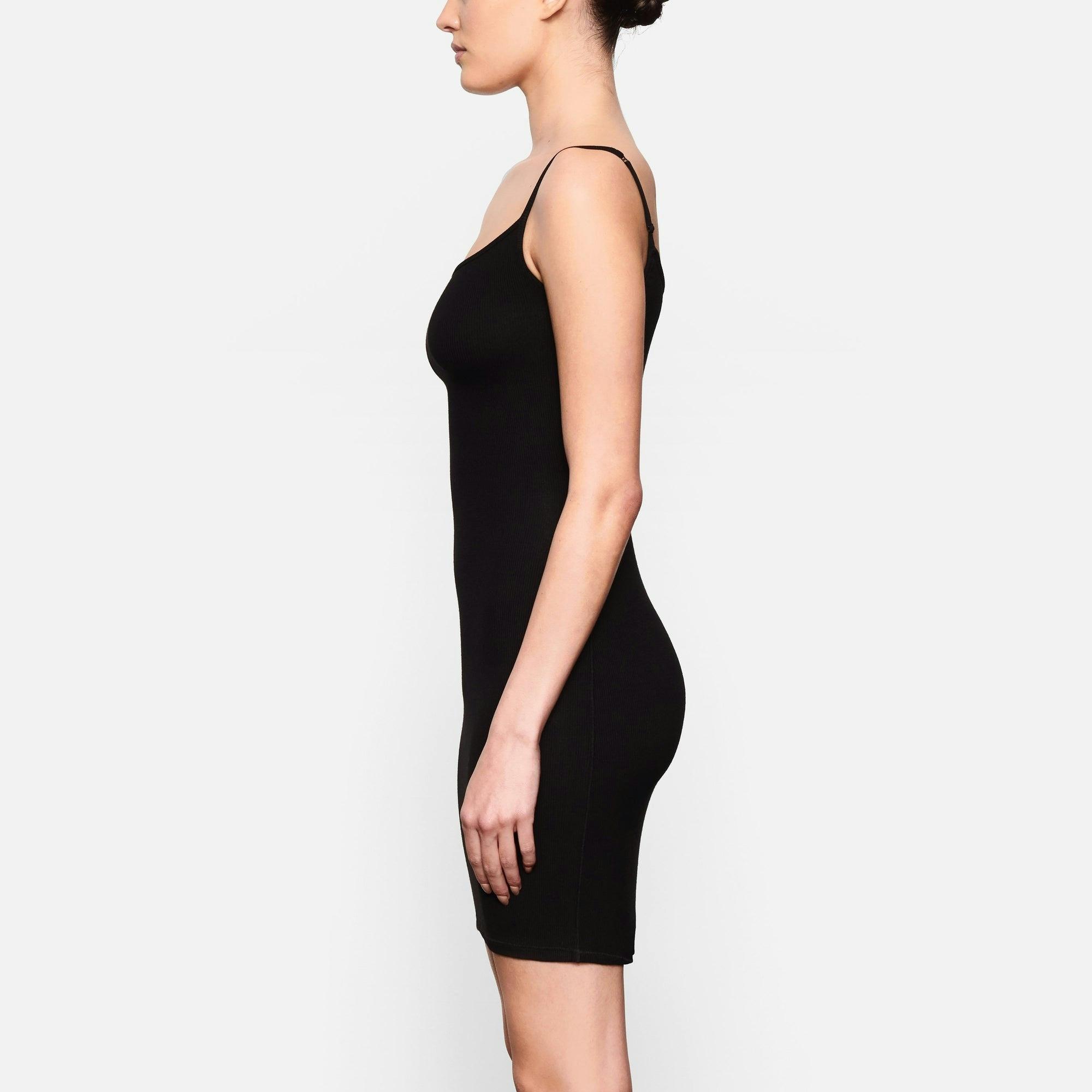 SOFT LOUNGE SLIP DRESS | ONYX Product Image