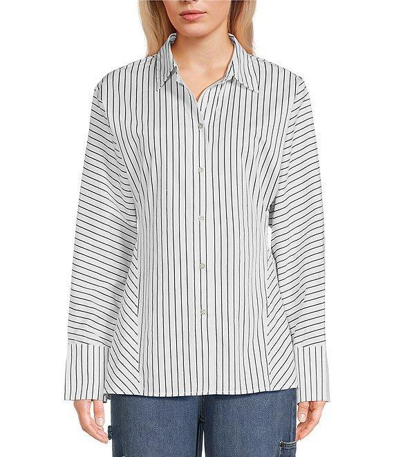 GB Stripe Print Woven Shirt Product Image