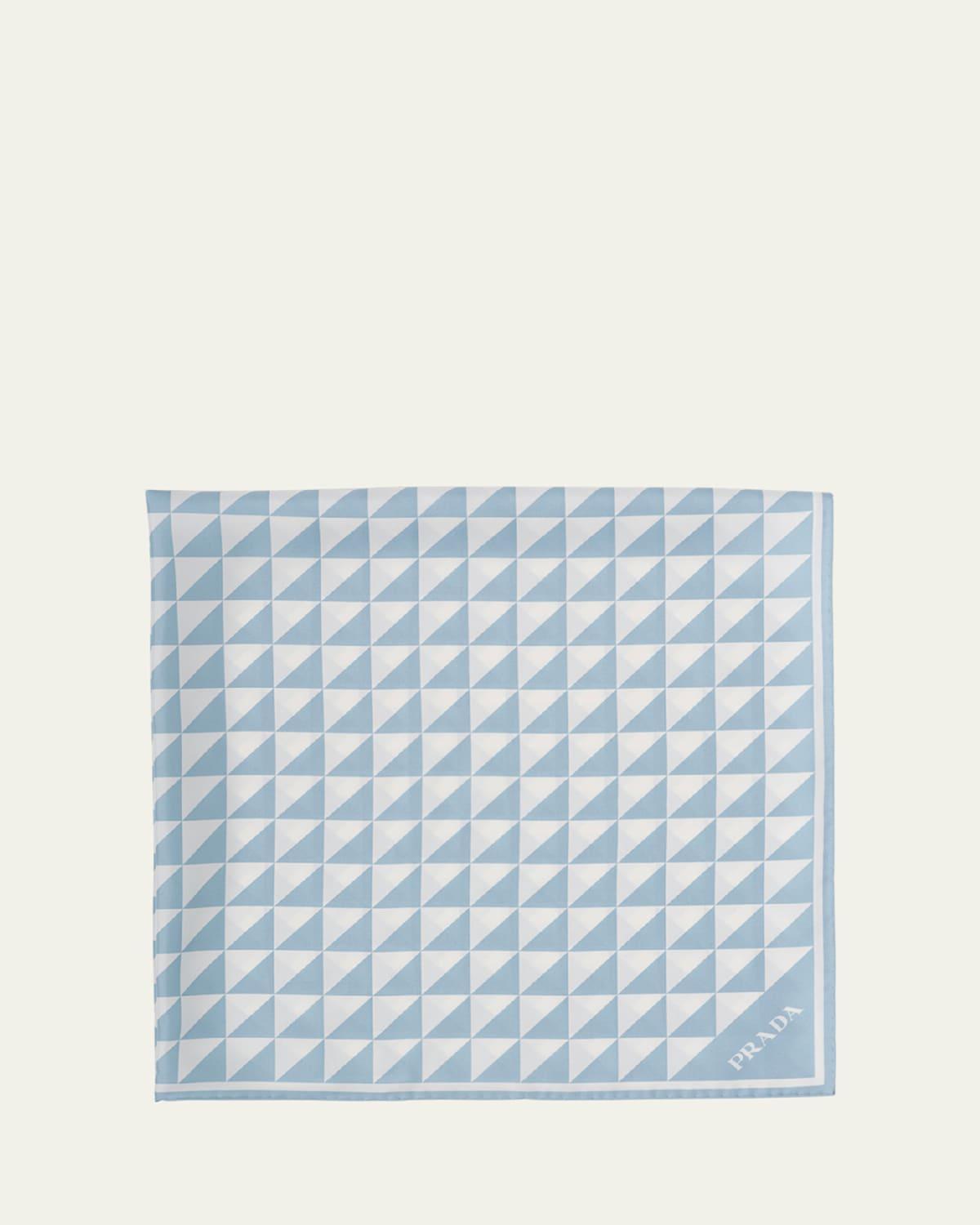 Triangle Logo Silk Scarf Product Image