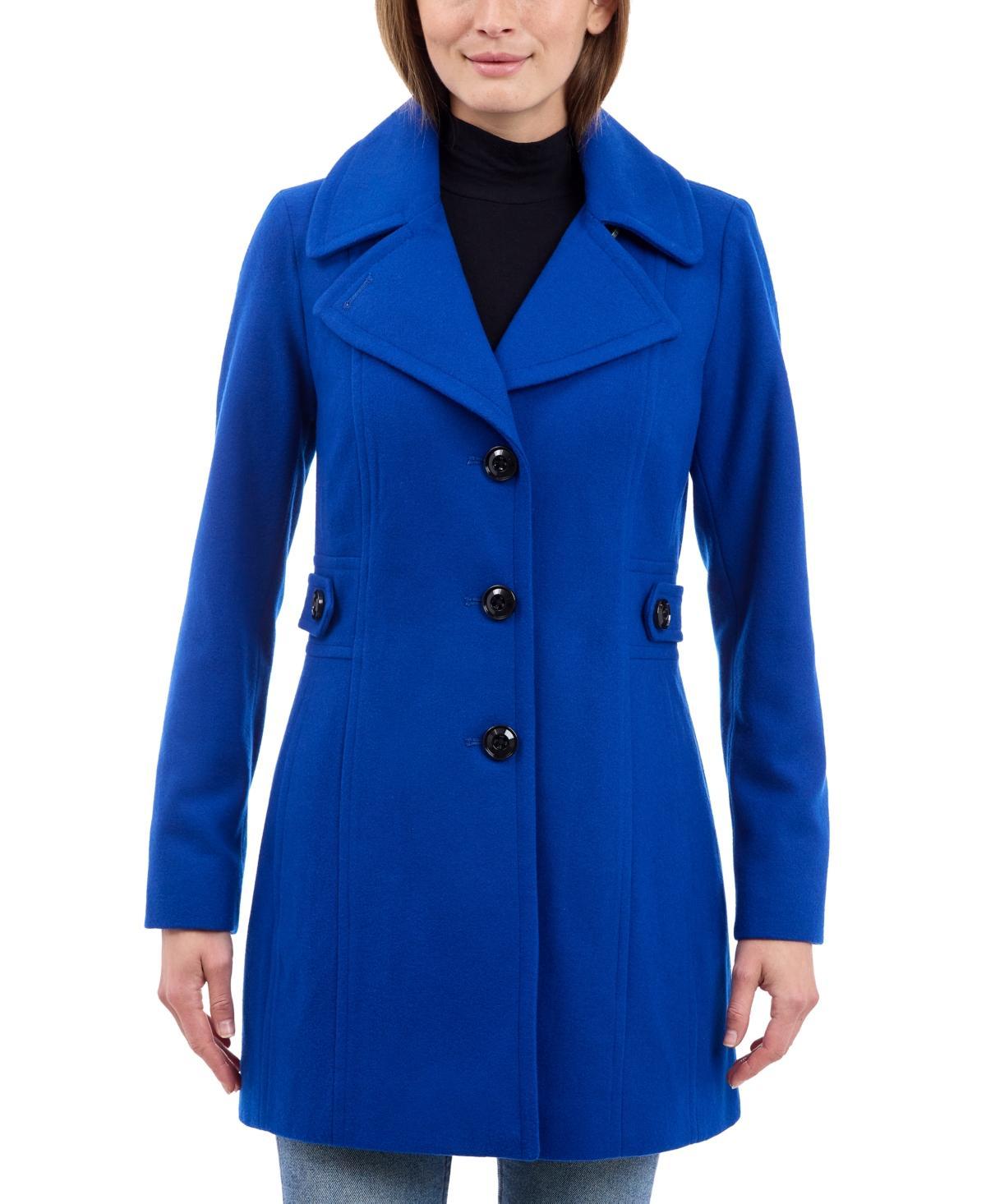 Anne Klein Womens Single-Breasted Peacoat, Created for Macys Product Image