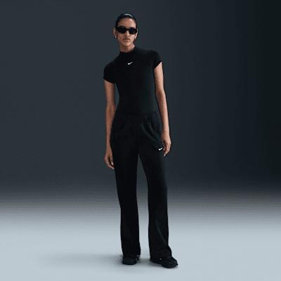 Womens Nike Sportswear Windrunner Mid-Rise Slim Knit Pants | HJ1016-010 Product Image