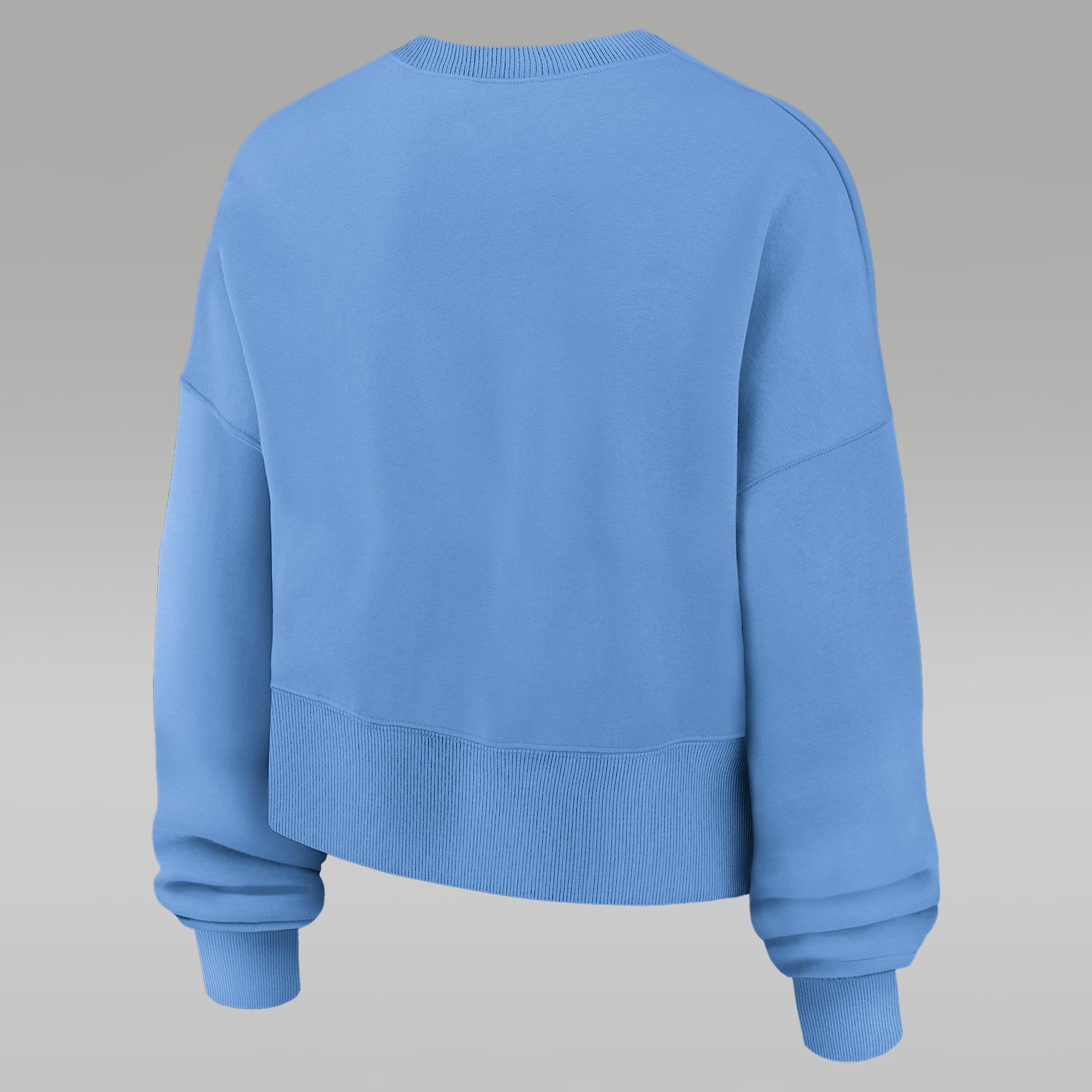 North Carolina Phoenix Arch Nike Womens College Pullover Crew | 01D74EYNCN-Y48 Product Image