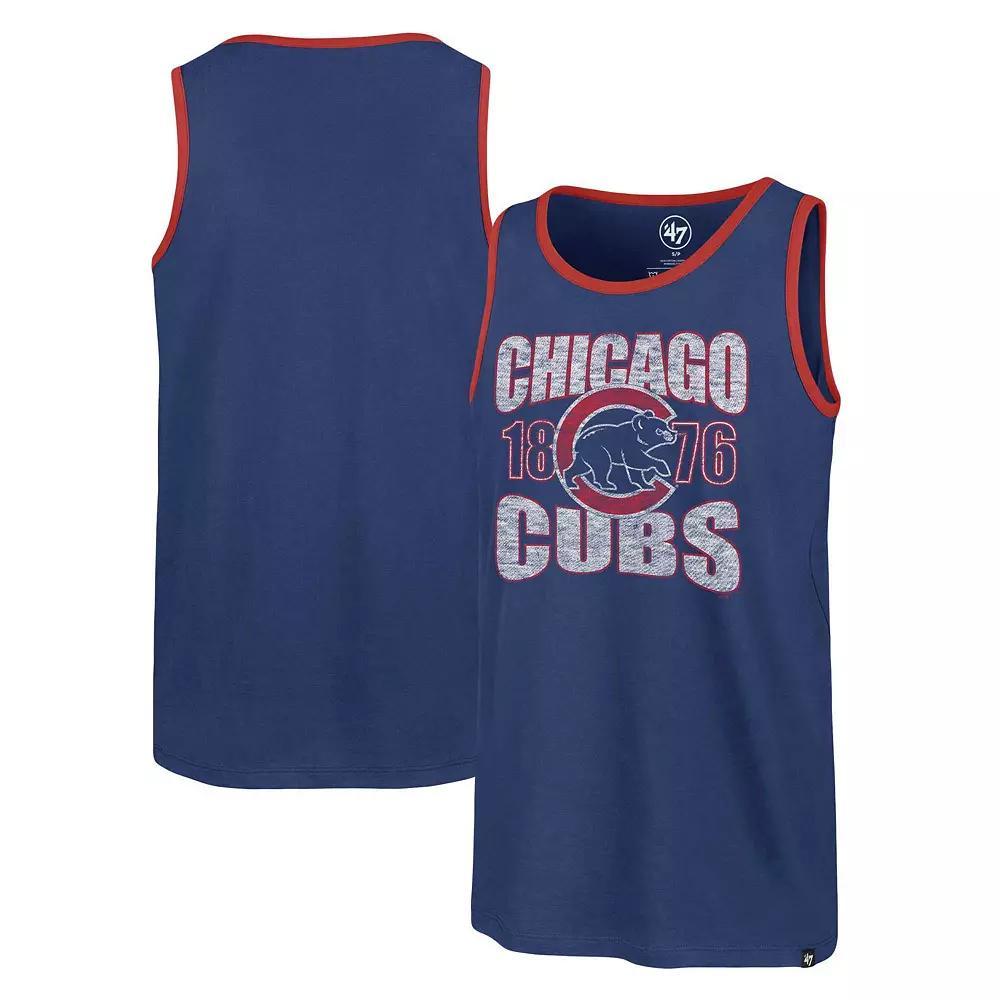 Men's '47 Royal Chicago Cubs Upload Franklin Tank Top,  Product Image