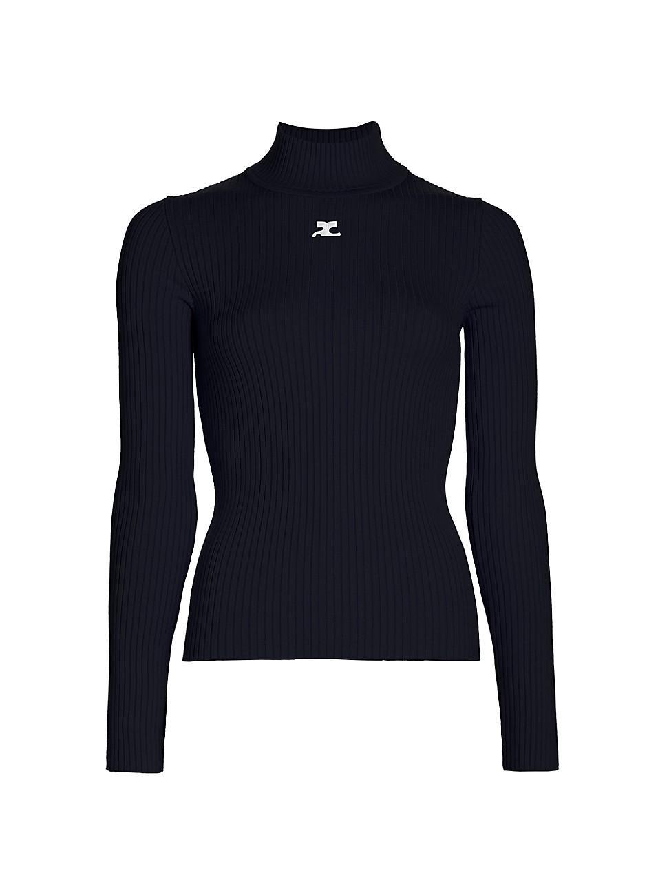 Womens Re-Edition Rib-Knit Turtleneck Top Product Image