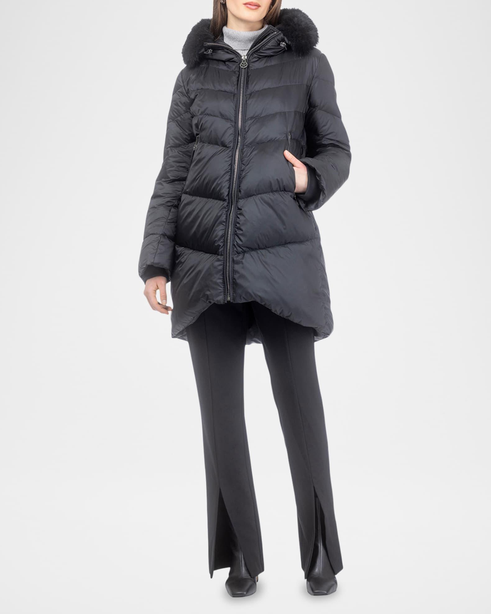 Apres-Ski Jacket With Detachable Toscana Lamb Shearling Hood Trim Product Image