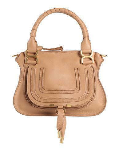 CHLOÉ Marcie Hand-held/shoulder Bag In Beige Product Image