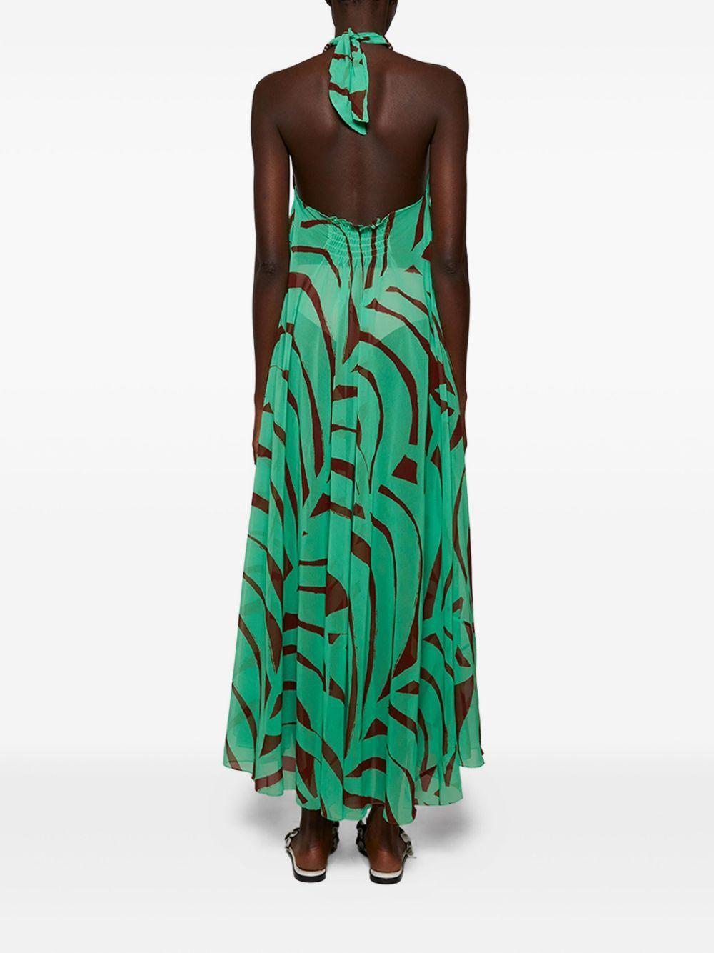 abstract-print midi dress Product Image