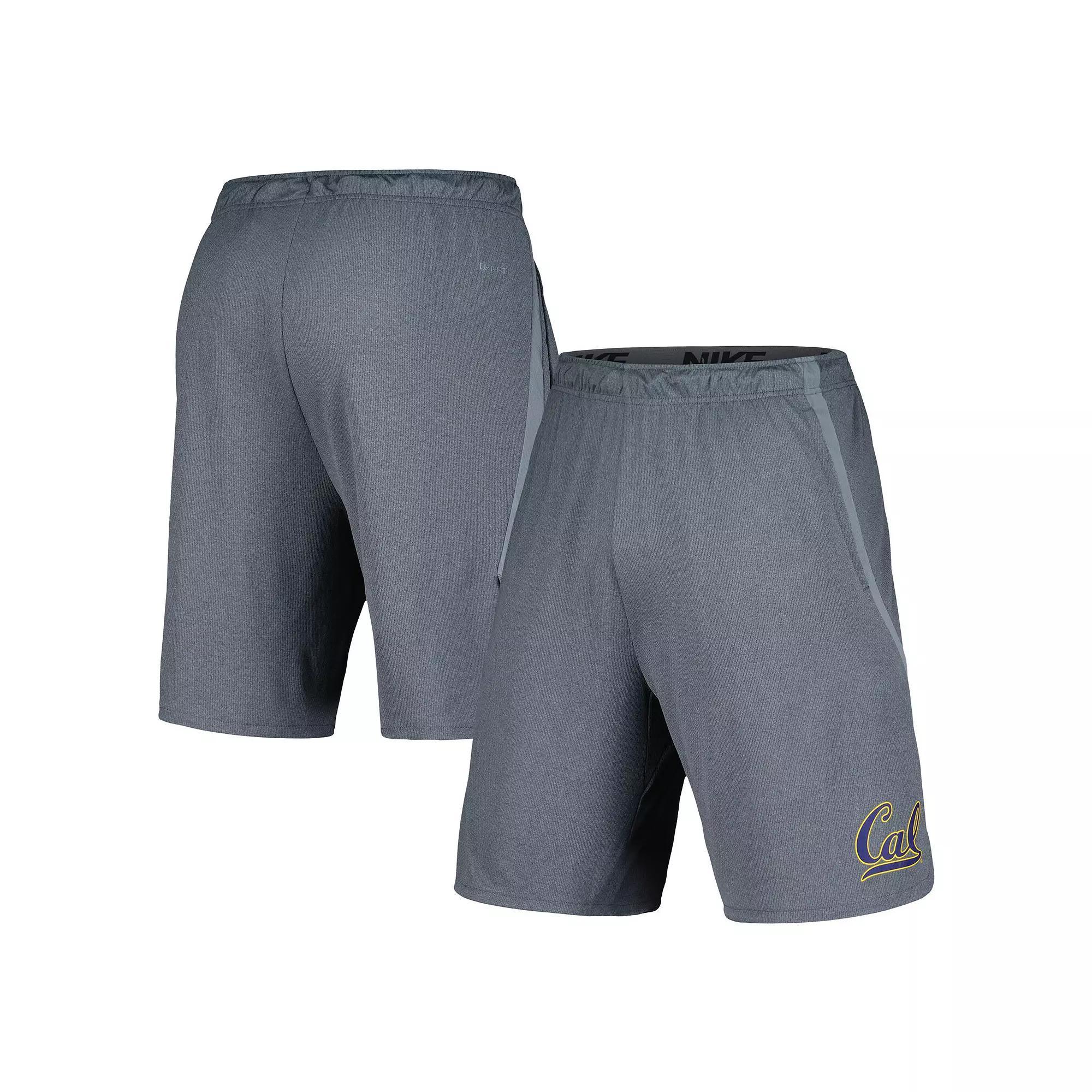 Men's Nike Gray Cal Bears Hype Performance Shorts, Size: 2XL, Grey Product Image