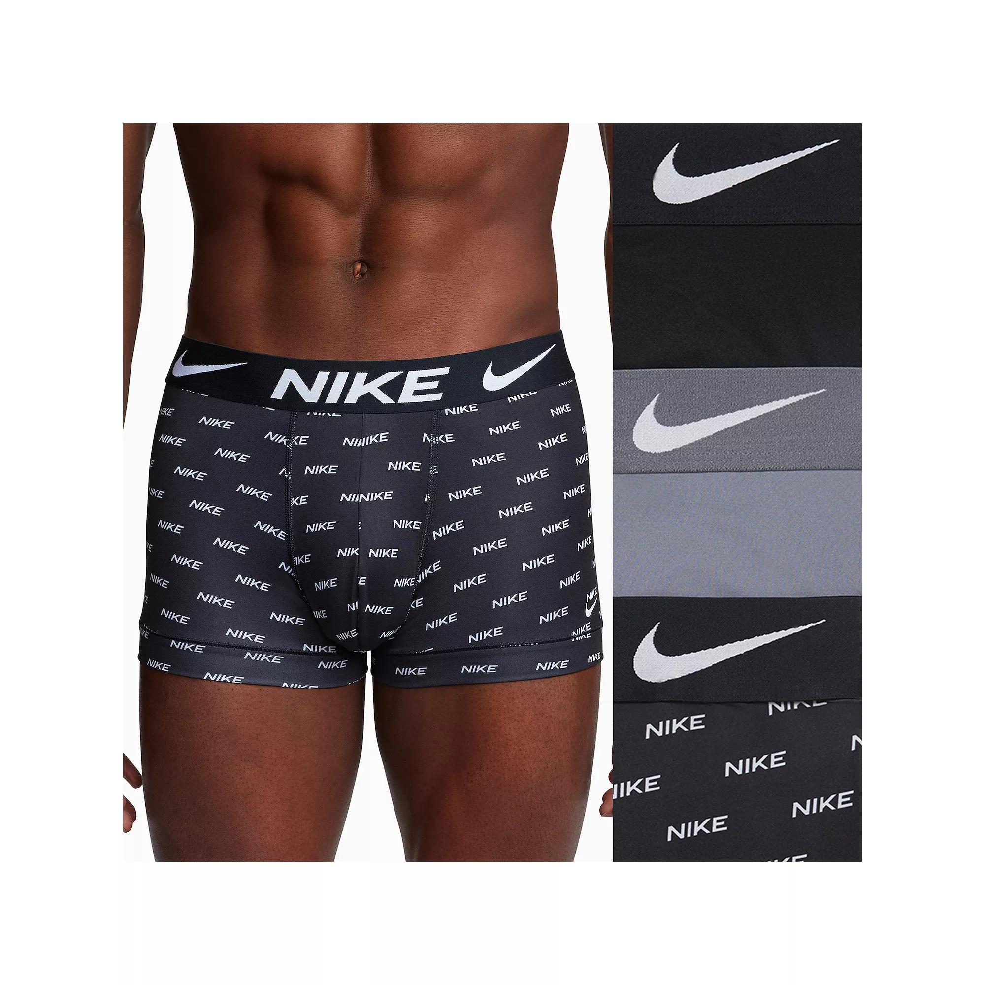 Men's Nike 3-Pack Dri-FIT Essential Microfiber Trunks,  Product Image