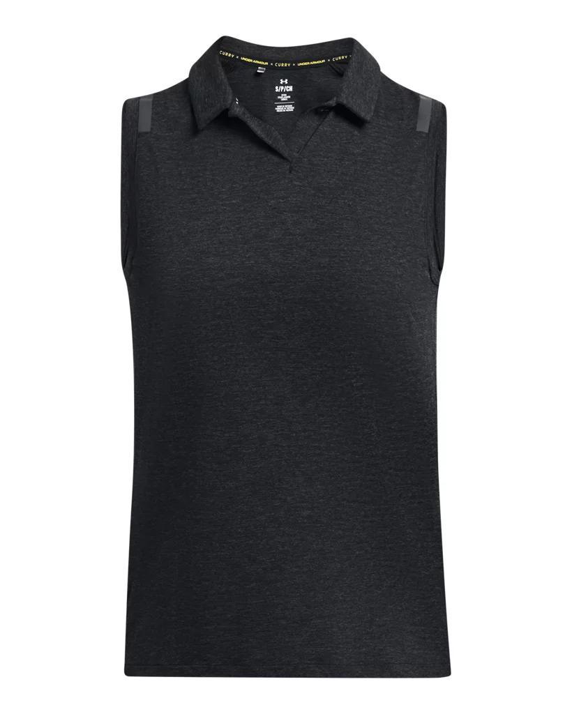 Women's Curry Splash Sleeveless Polo Product Image