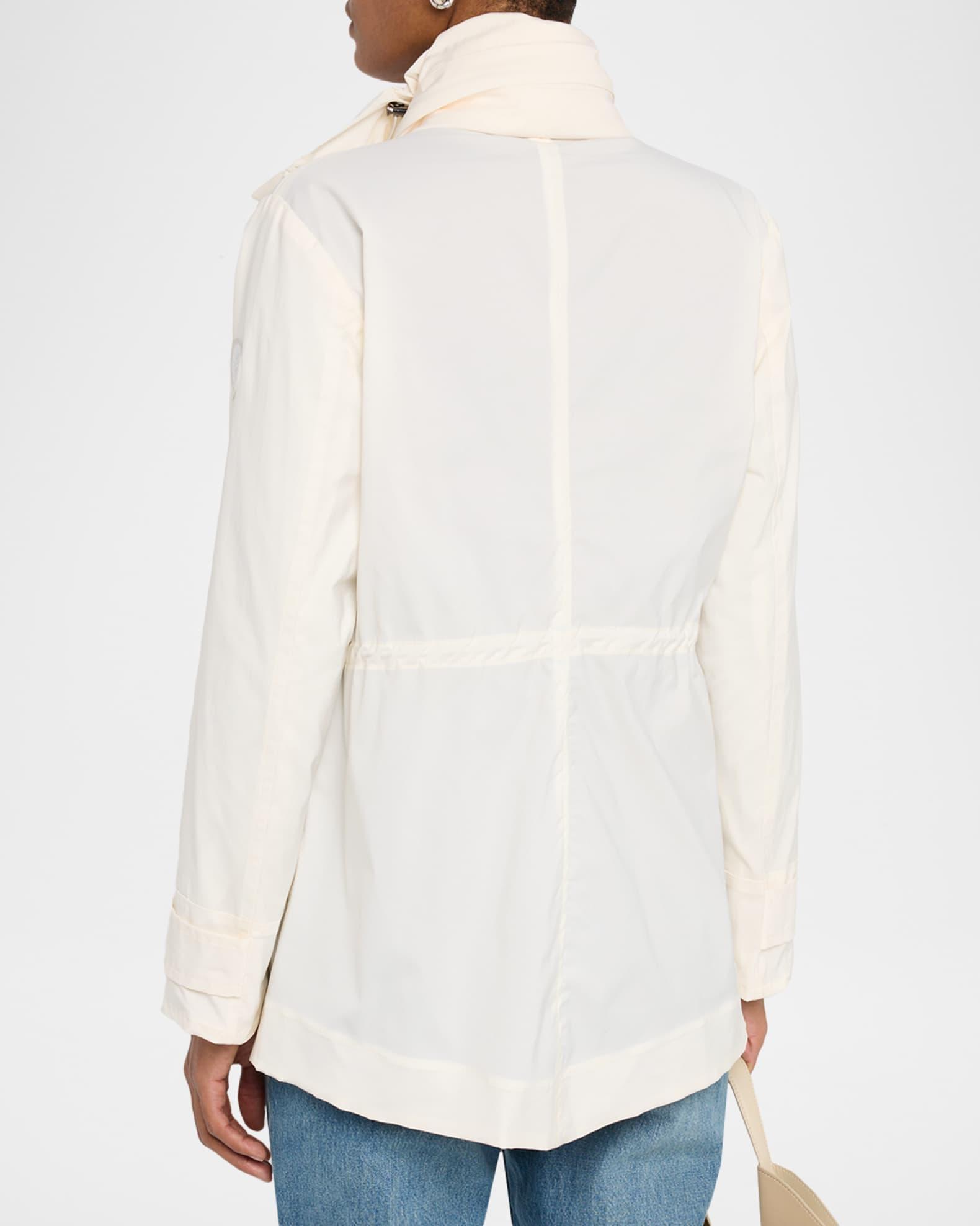 Lightweight Jacket With Concealed Hood Product Image