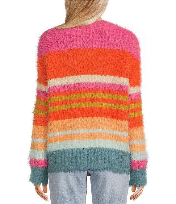 Rip Curl Hibiscus Heat Chunky Stripe Knit Sweater Product Image