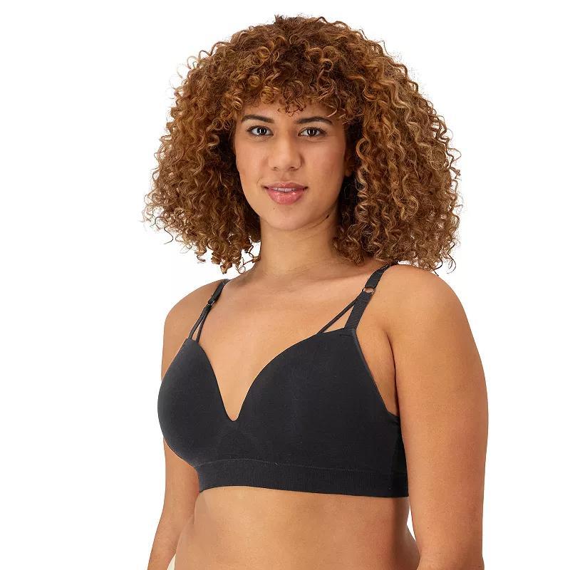 Women's Maidenform Seamless Sweetheart Wireless Bra DM2330, Size: Medium, Black Product Image