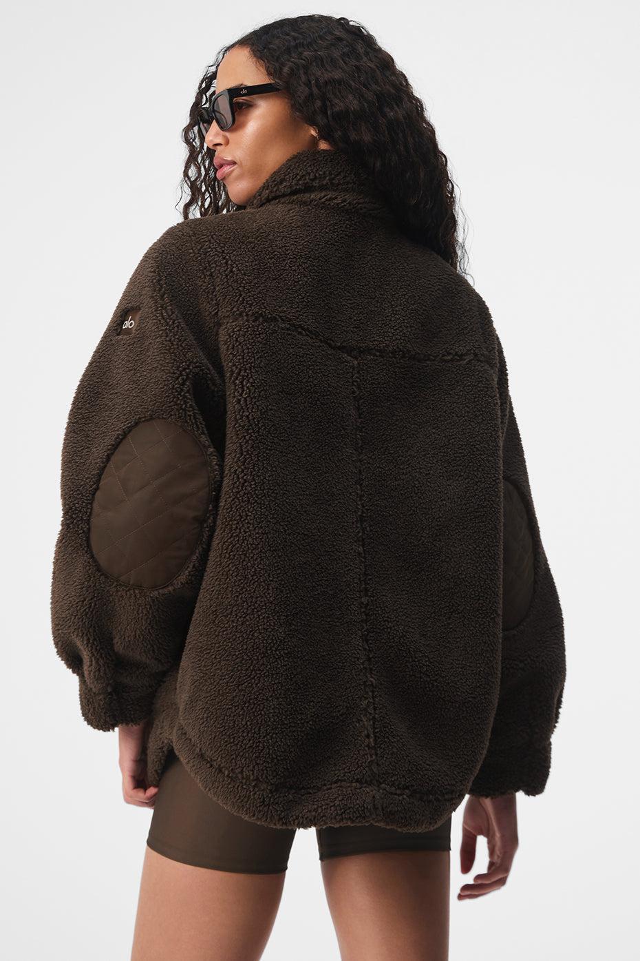 Sherpa Edge Shacket - Espresso Product Image