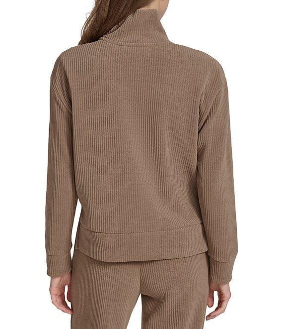 Andrew Marc Sport Luxe Chenille Ribbed Turtleneck Pullover Product Image