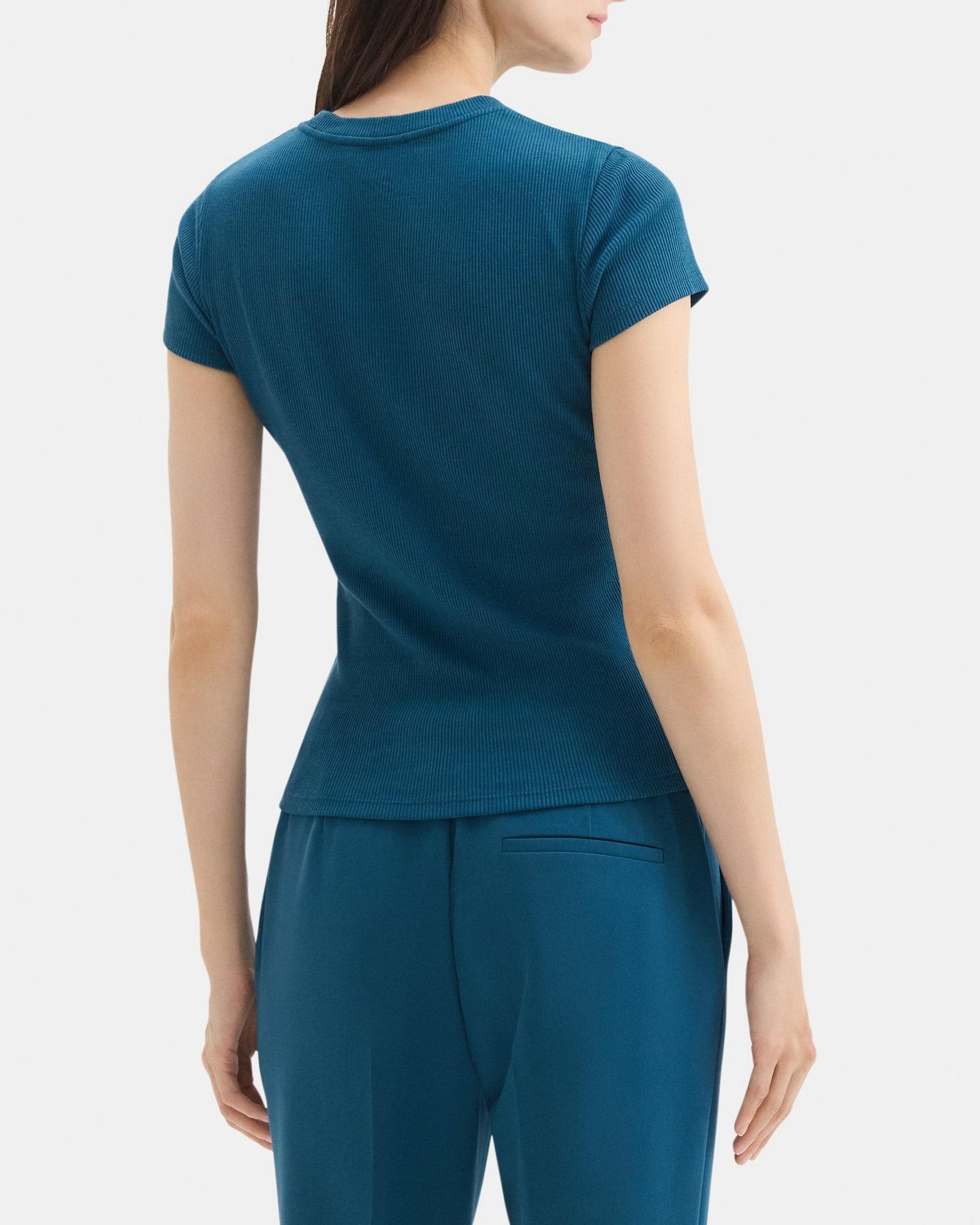 Tiny Tee in Ribbed Modal Cotton Product Image