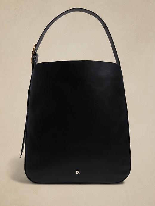 Leather Oversize Tote Product Image