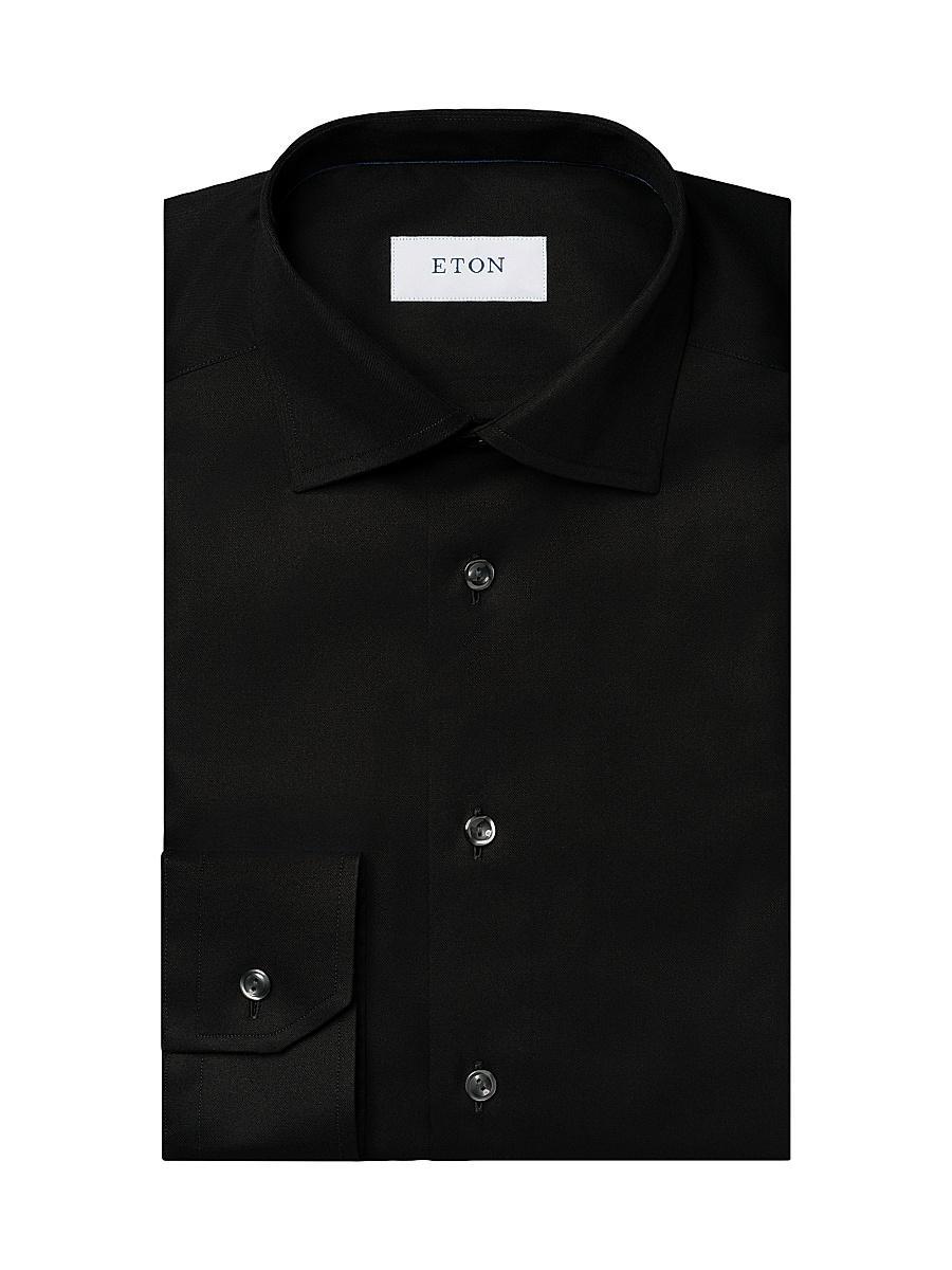 Mens Contemporary-Fit Twill Dress Shirt Product Image