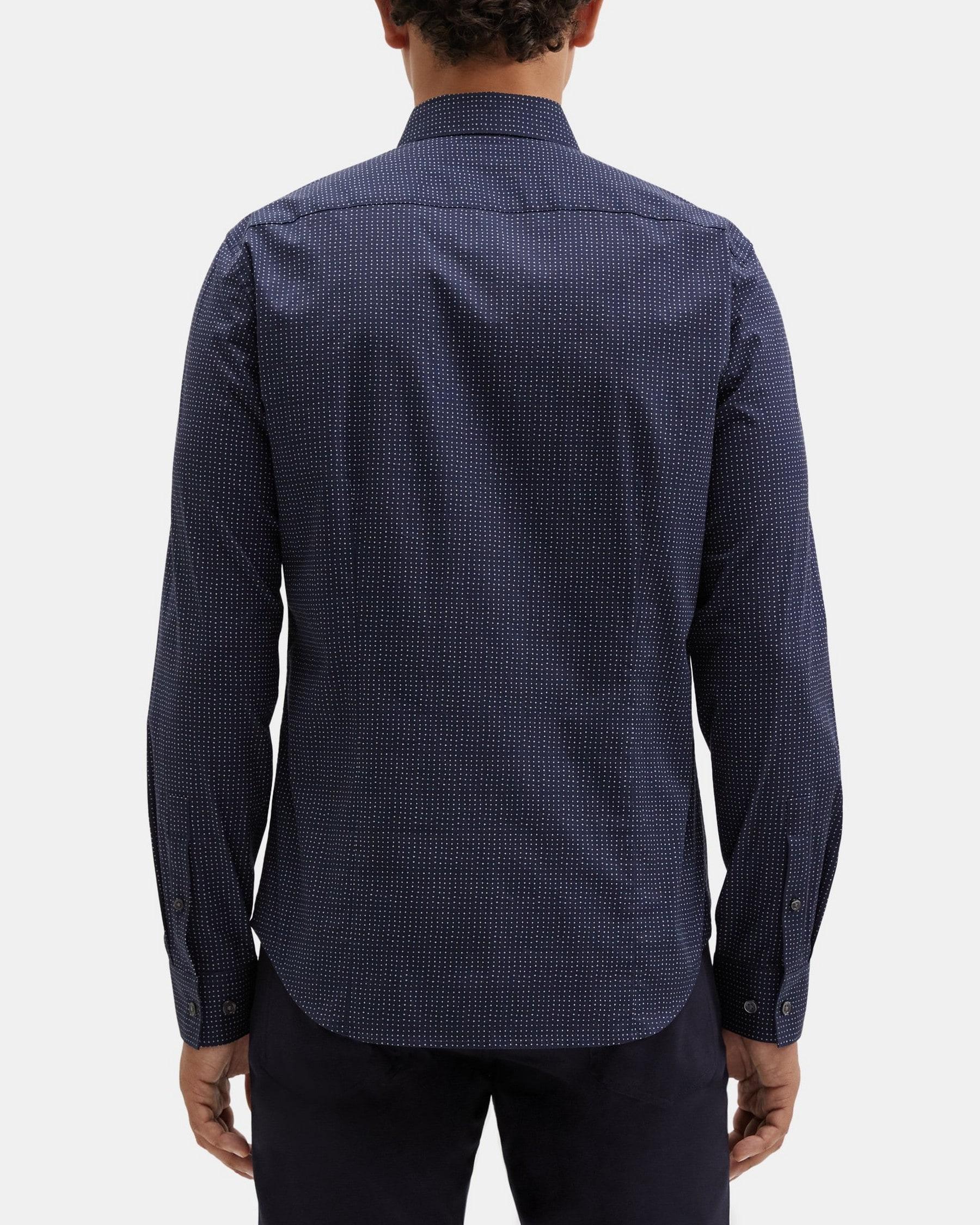 Tailored Shirt in Stretch Cotton-Blend Product Image