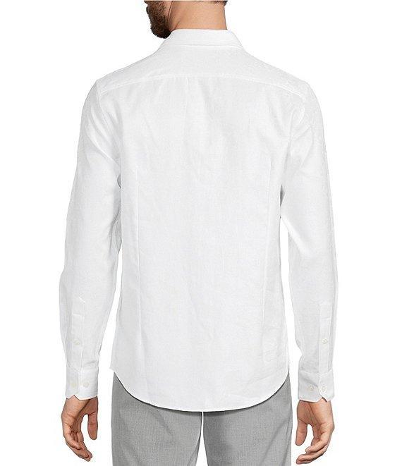 Murano Slim Fit Floral Jacquard Long Sleeve Woven Shirt Product Image