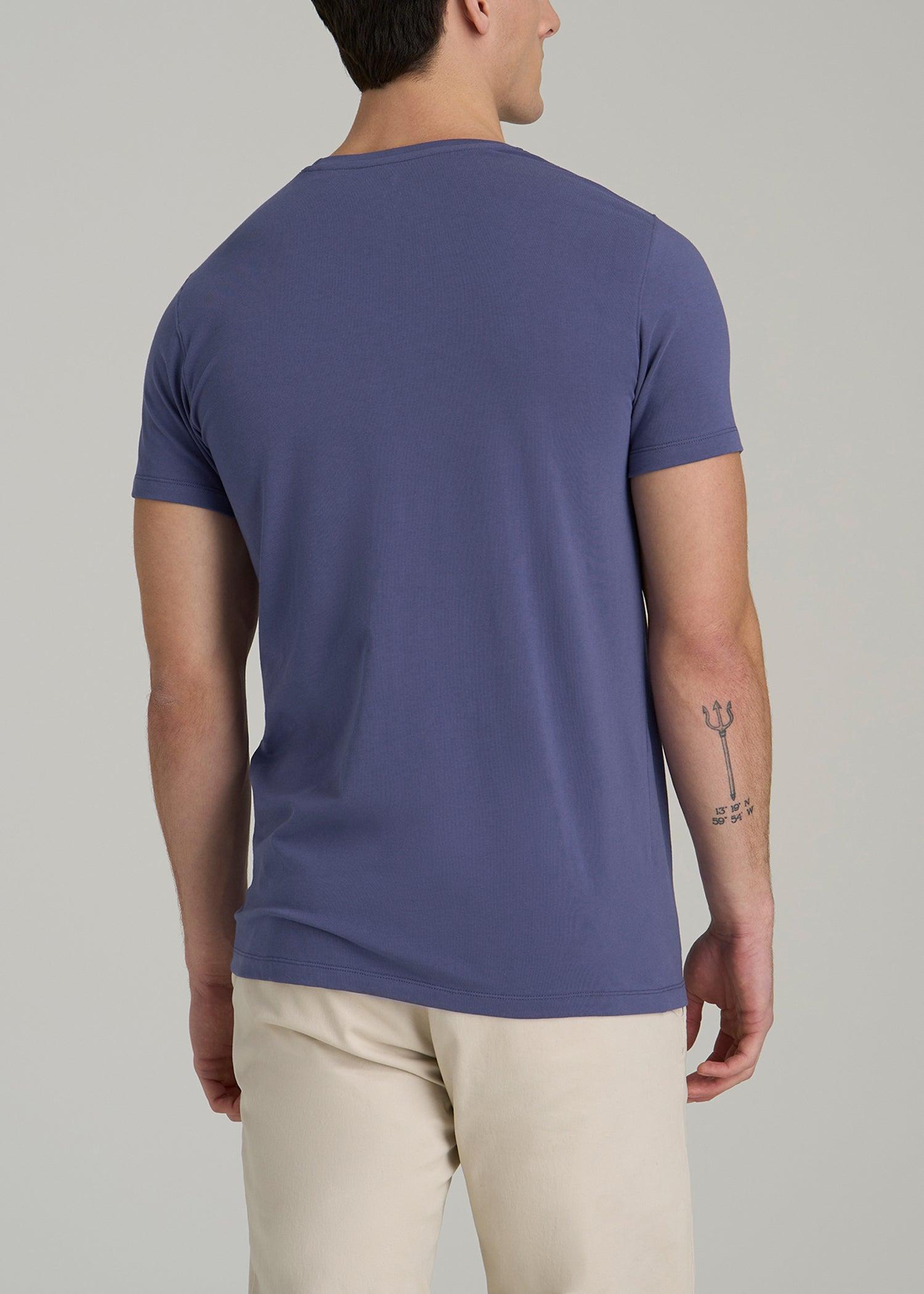 The Essential MODERN-FIT Crewneck Tee for Tall Men in Future Dusk Product Image