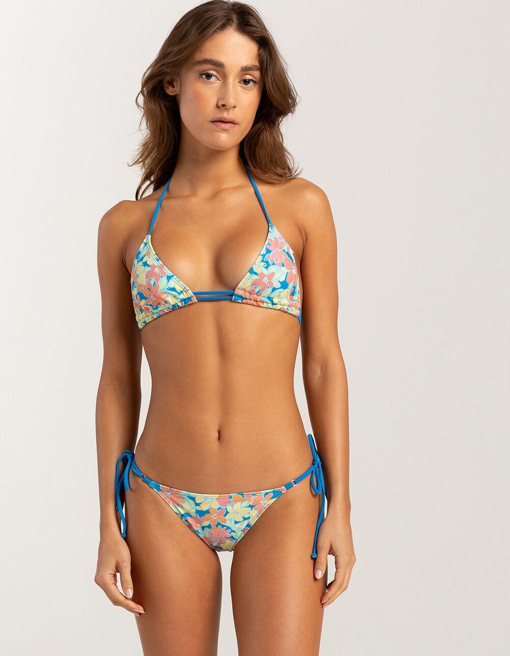 FULL TILT Skimpy Tie Side Double Strap Bikini Bottoms Product Image