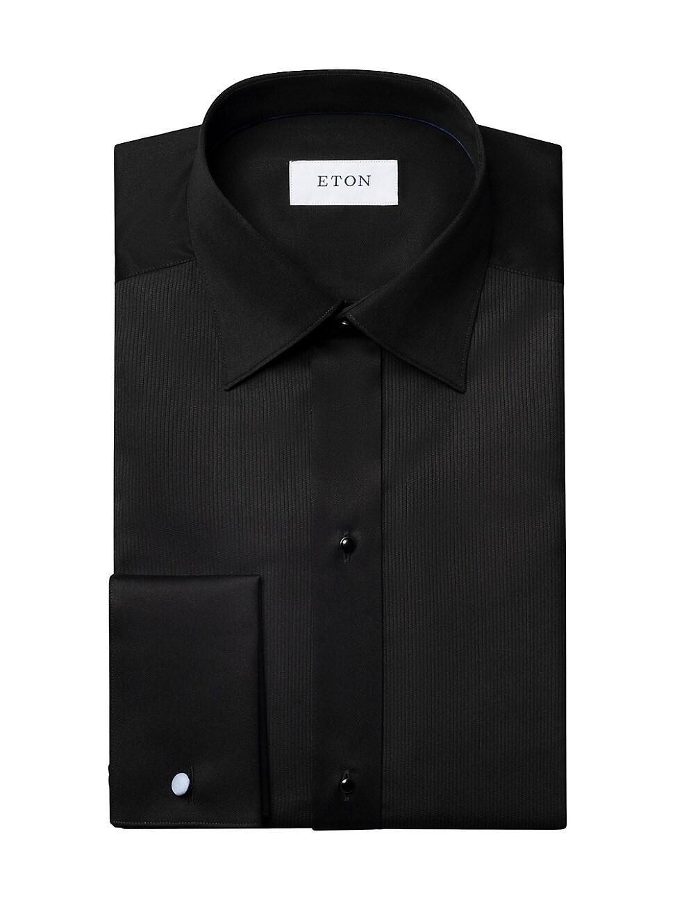 Mens Slim-Fit Pliss Bib Tuxedo Shirt Product Image