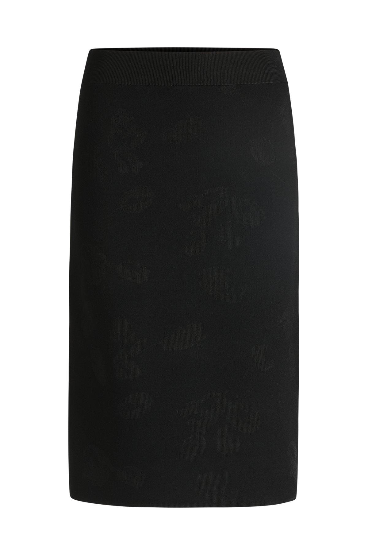 Tube skirt in knitted jacquard Product Image