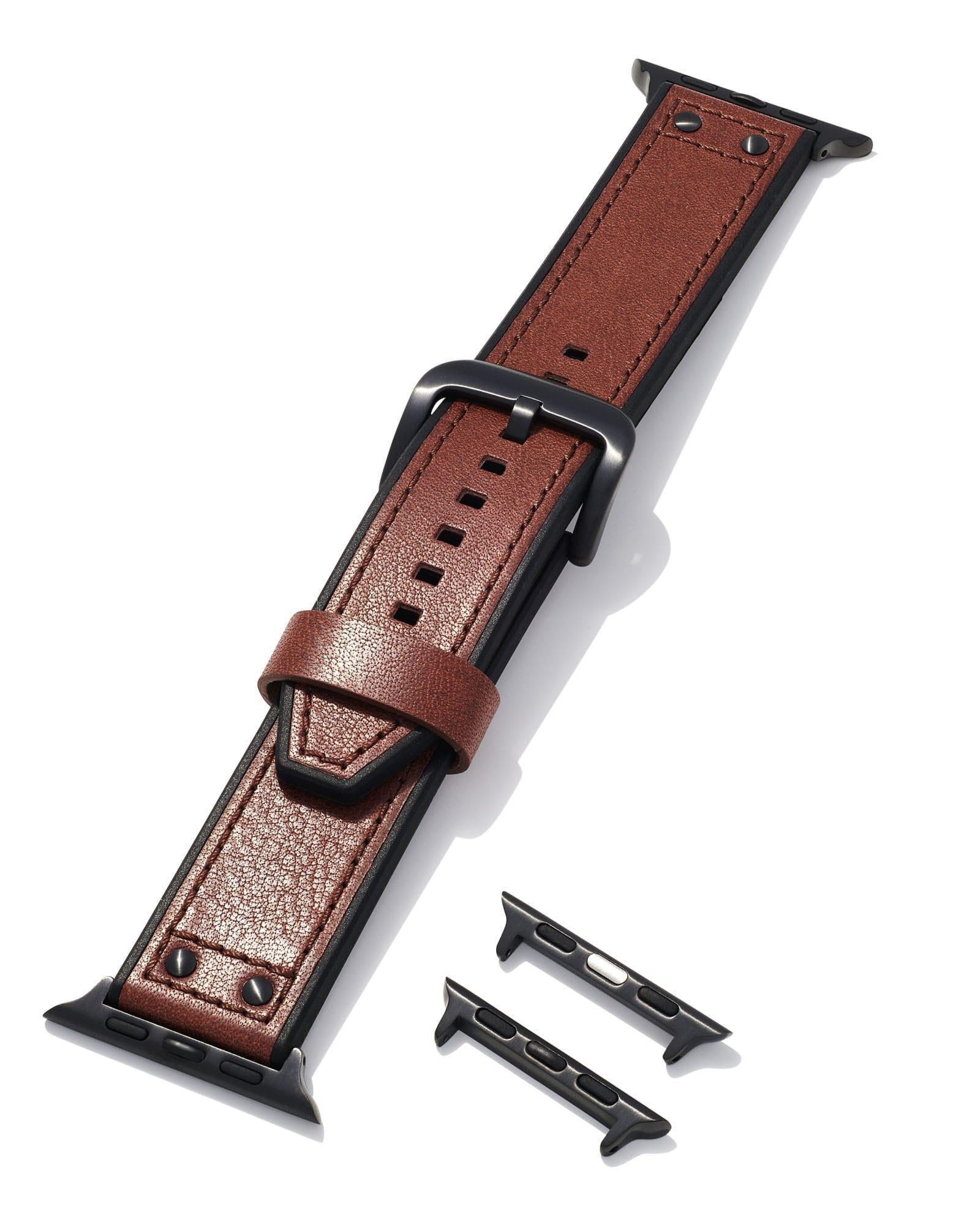 Cade Leather Watch Band in Cognac Product Image