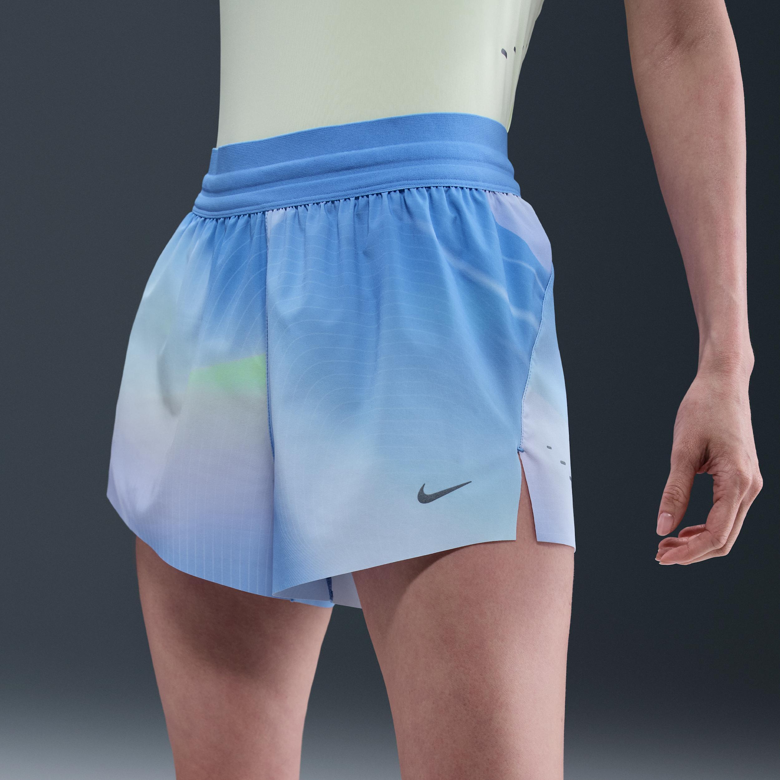 Nike Women's Swift Dri-FIT Mid-Rise 2.5" Brief-Lined Running Shorts Product Image