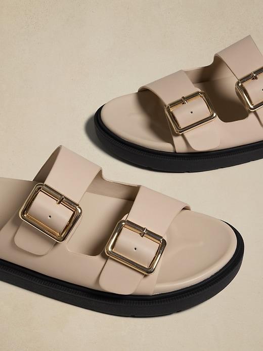 Double Strap Buckle Sandal Product Image