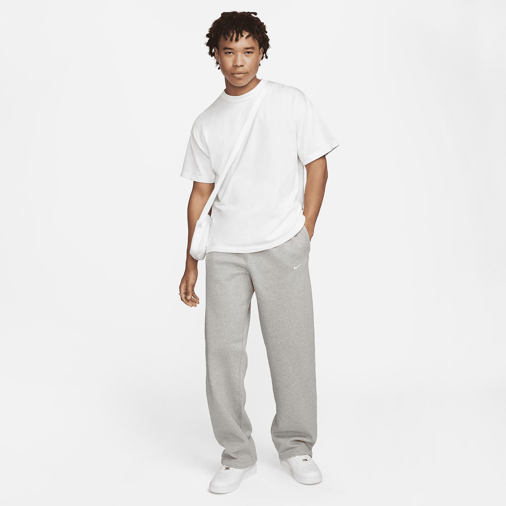 Nike Solo Swoosh Men's Open-Hem Fleece Pants Product Image
