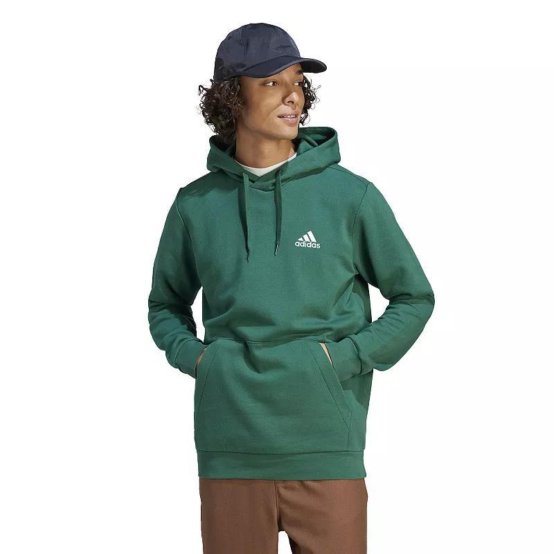 Mens adidas Feel Cozy Pullover Fleece Hoodie Product Image