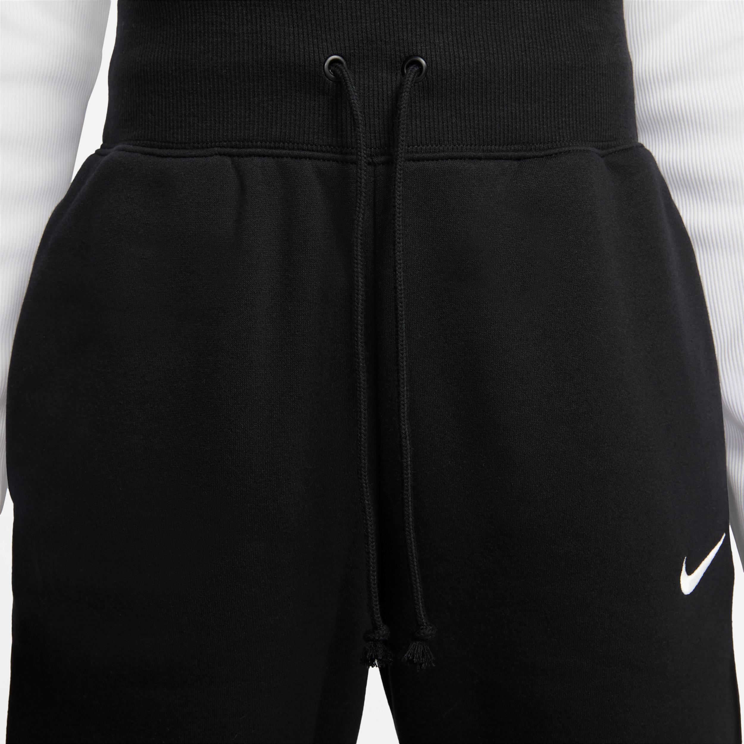Womens Nike Sportswear Phoenix Fleece High-Waisted Wide-Leg Sweatpants | DQ5615-010 Product Image