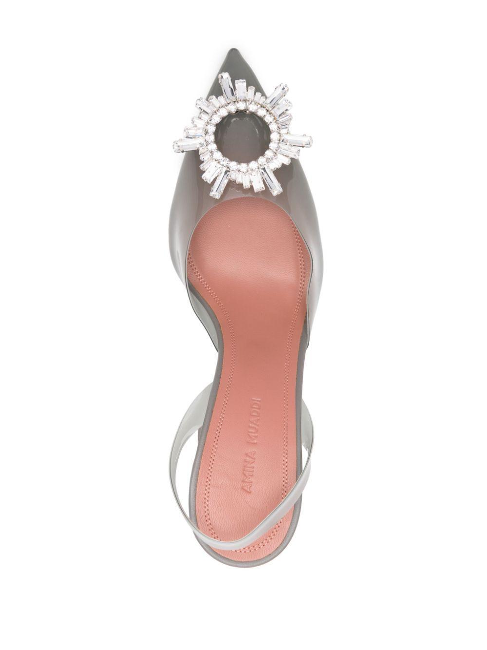 95mm Begum Glass slingback pumps Product Image