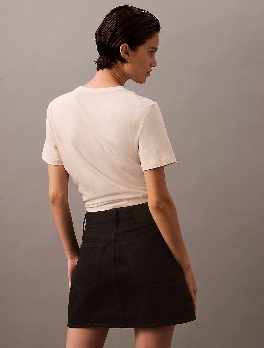 Denim Mini Skirt Product Image