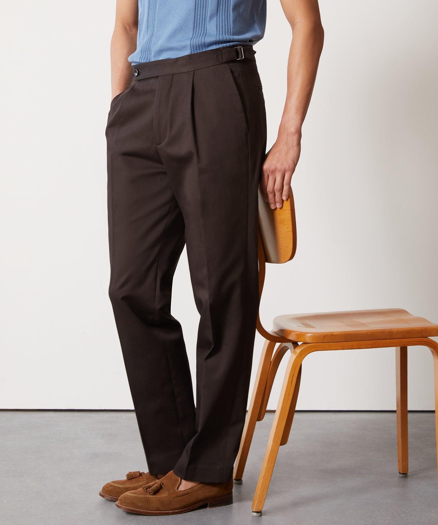 Lightweight Cotton Side Tab Trouser Product Image