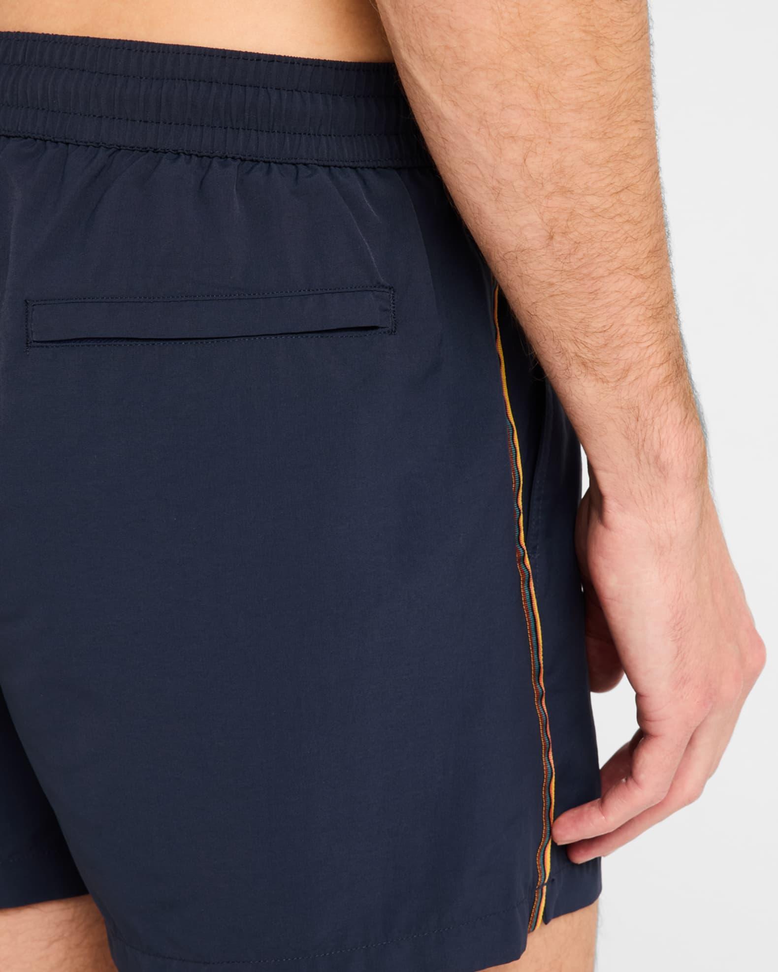 Men's Plain Stripe Swim Shorts Product Image