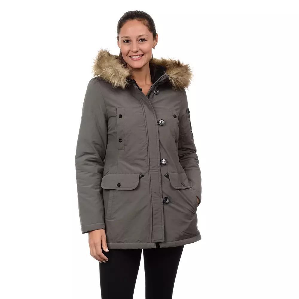 Women's Fleet Street Expedition Jacket, Size: Small, Grey Product Image