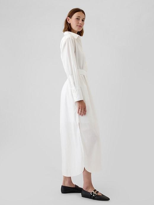 Organic Cotton Maxi Shirtdress Product Image