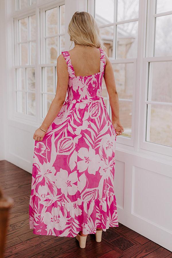 Tropical Bungalow Floral Maxi Dress Product Image