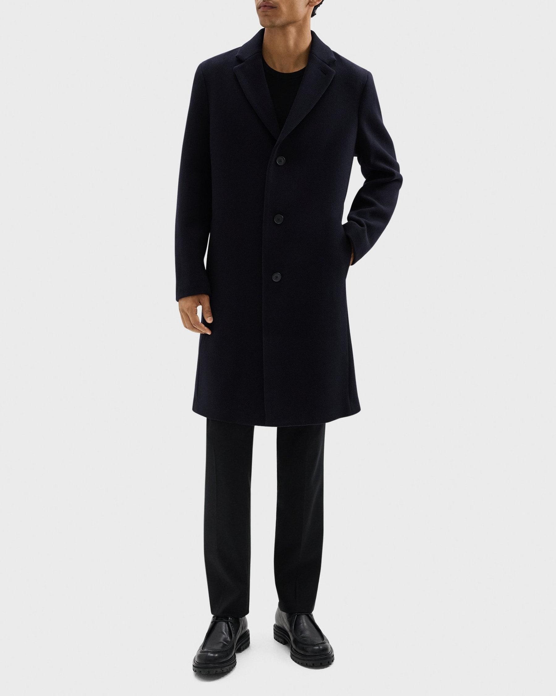 Tailored Coat in Wool-Blend Product Image