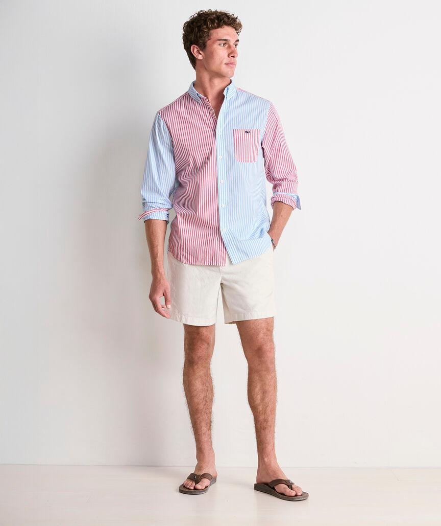 Seabird Stripe Perfect Wash Poplin Party Shirt Product Image