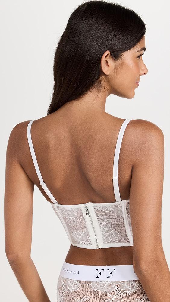 Fleur du Mal Bouquet Lace Bustier Top | Shopbop Product Image