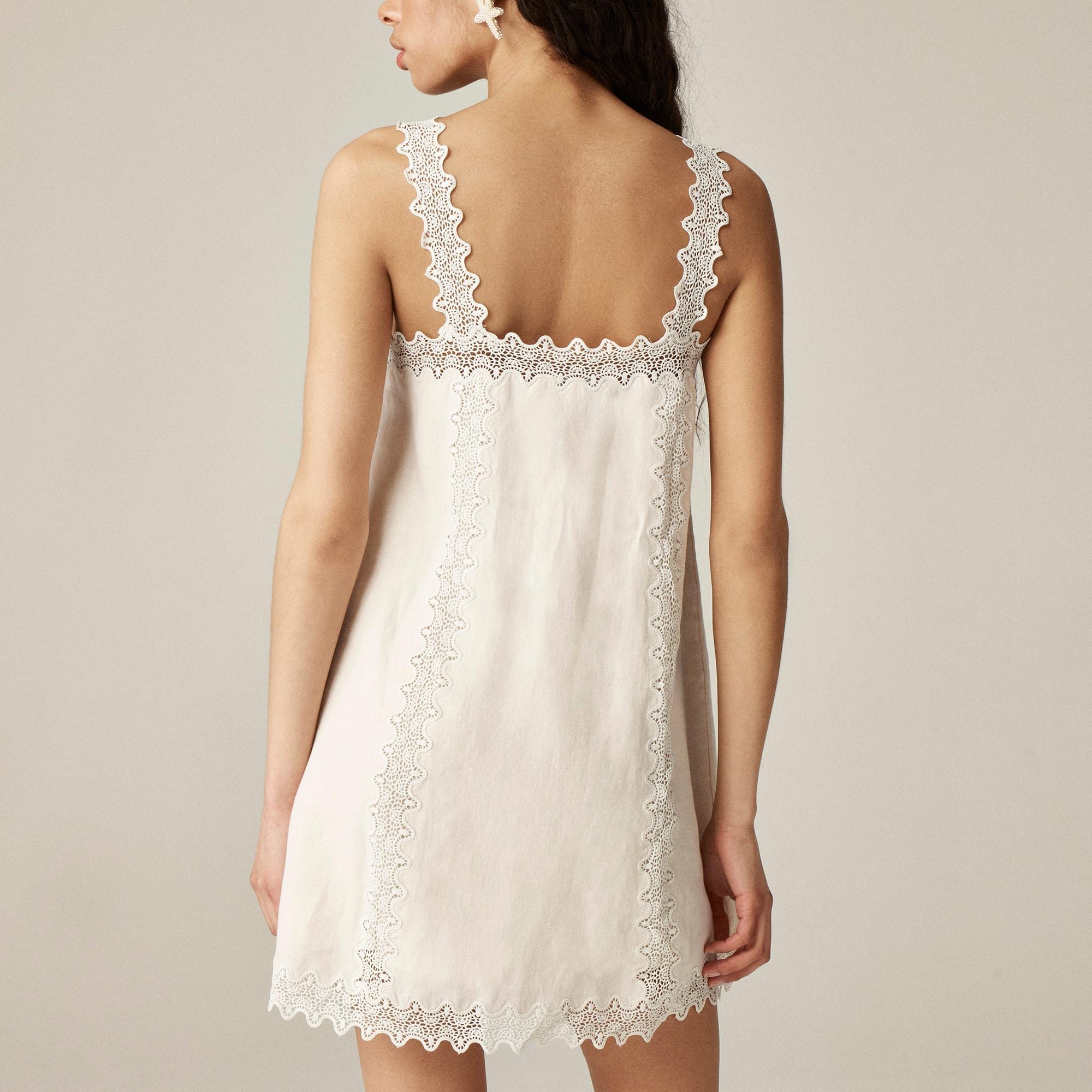 Lace-trim shift dress Product Image