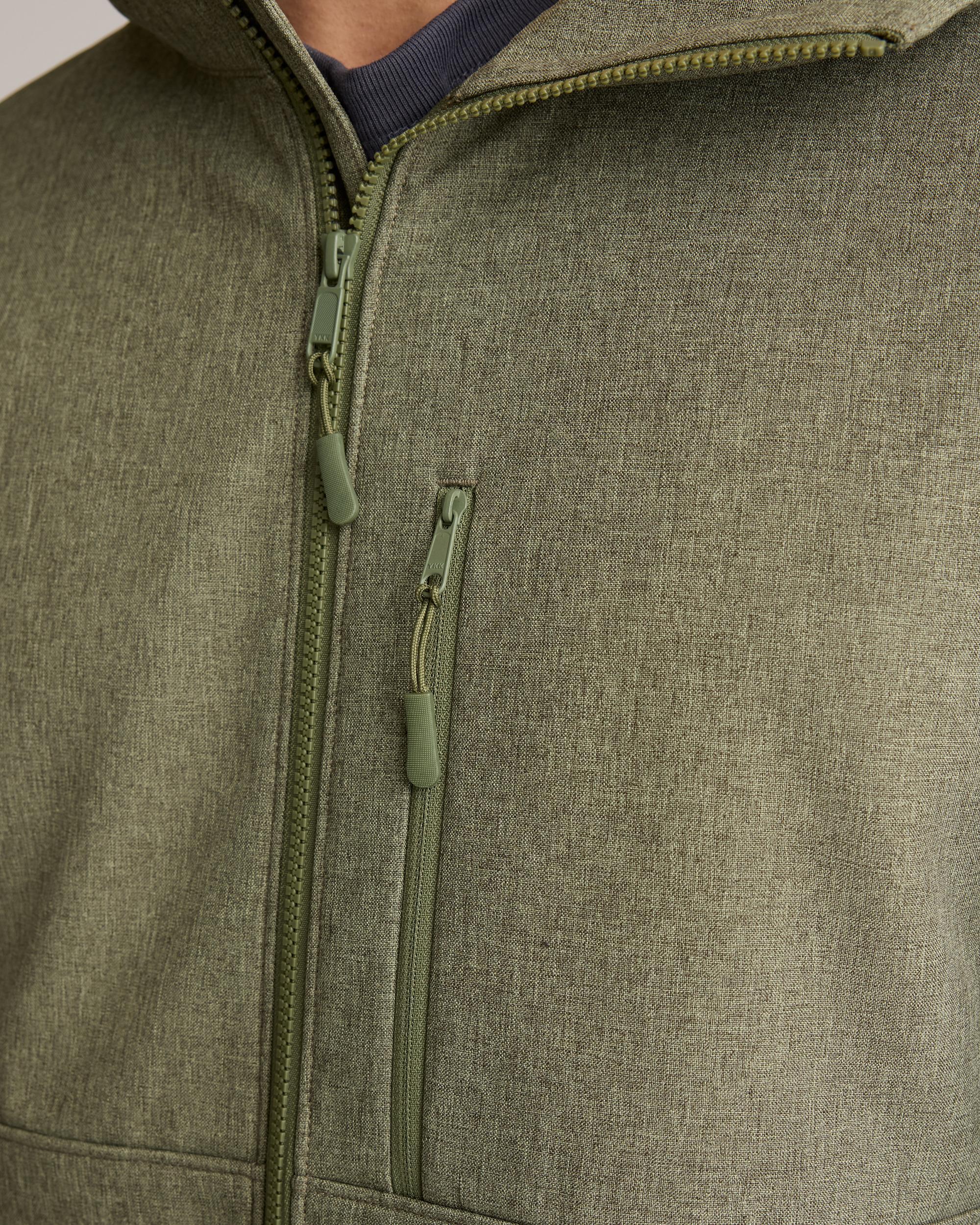 Quince | Men's Softshell Fleece-Lined Full-Zip Hooded Jacket Recycled Polyester Product Image