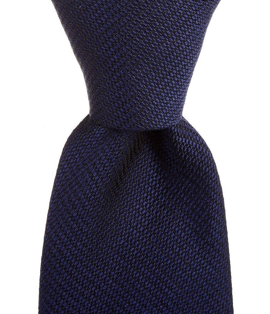 Cremieux Solid Textured 3 1/4#double; Woven Silk Tie Product Image